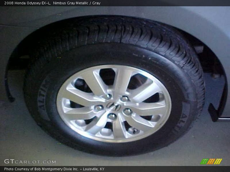 Nimbus Gray Metallic / Gray 2008 Honda Odyssey EX-L