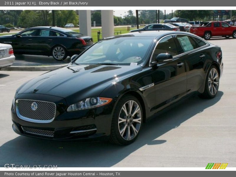 Ebony Black / Jet Black/Ivory 2011 Jaguar XJ XJ