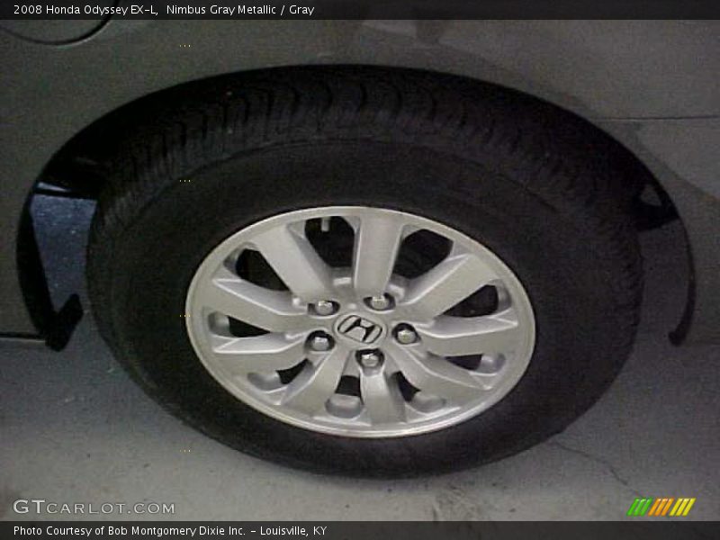 Nimbus Gray Metallic / Gray 2008 Honda Odyssey EX-L