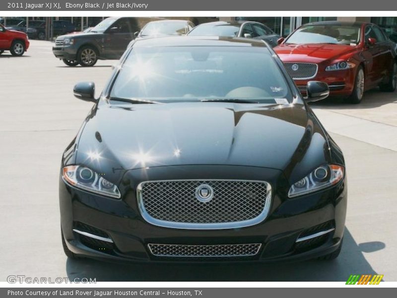 Ebony Black / Jet Black/Ivory 2011 Jaguar XJ XJ