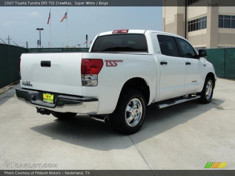 Super White / Beige 2007 Toyota Tundra SR5 TSS CrewMax