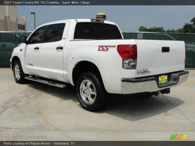 Super White / Beige 2007 Toyota Tundra SR5 TSS CrewMax