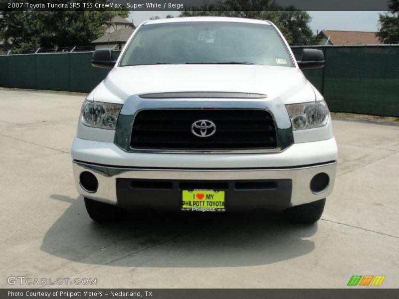 Super White / Beige 2007 Toyota Tundra SR5 TSS CrewMax