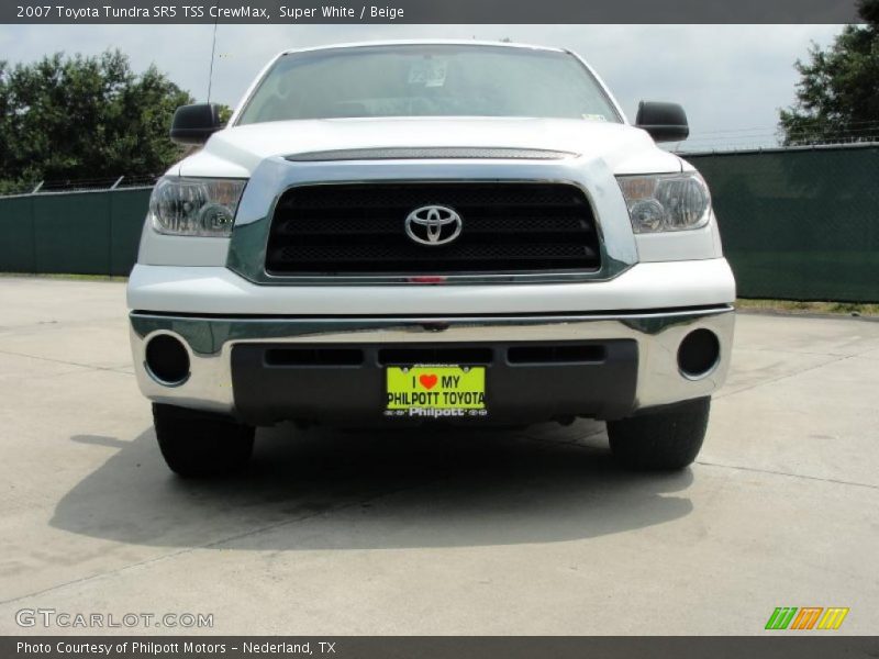 Super White / Beige 2007 Toyota Tundra SR5 TSS CrewMax