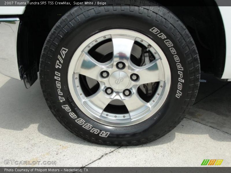 Super White / Beige 2007 Toyota Tundra SR5 TSS CrewMax