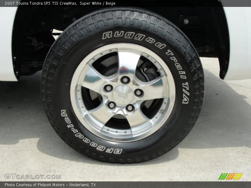 Super White / Beige 2007 Toyota Tundra SR5 TSS CrewMax