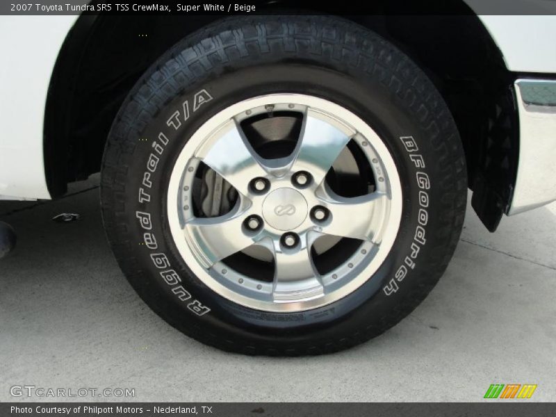 Super White / Beige 2007 Toyota Tundra SR5 TSS CrewMax
