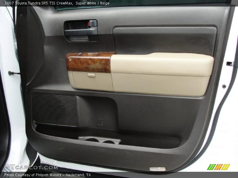 Super White / Beige 2007 Toyota Tundra SR5 TSS CrewMax