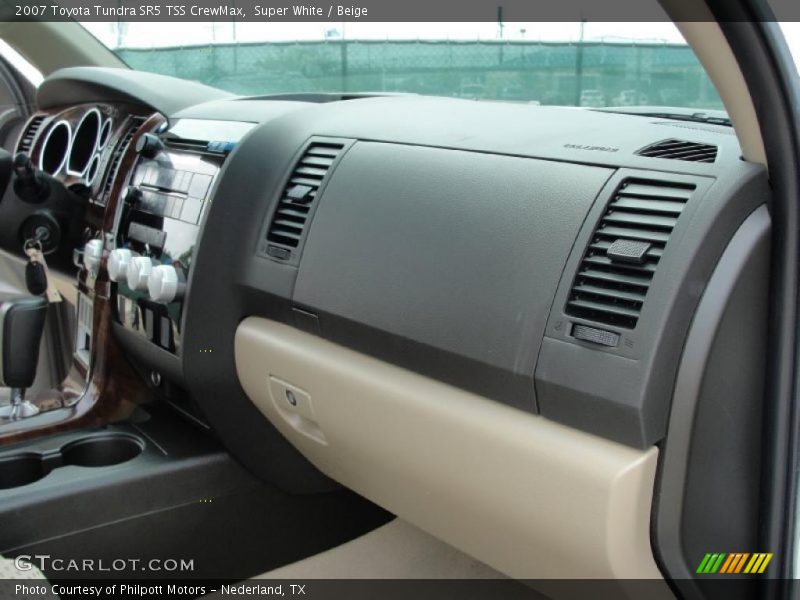Super White / Beige 2007 Toyota Tundra SR5 TSS CrewMax