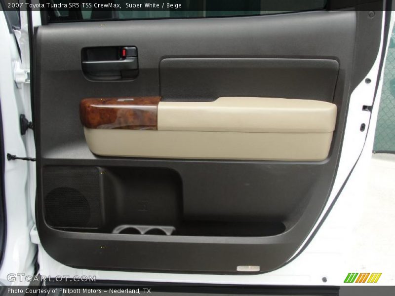 Super White / Beige 2007 Toyota Tundra SR5 TSS CrewMax