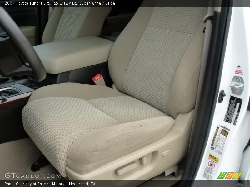 Super White / Beige 2007 Toyota Tundra SR5 TSS CrewMax