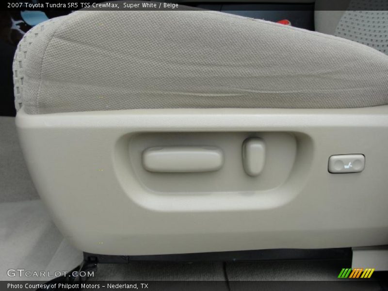 Super White / Beige 2007 Toyota Tundra SR5 TSS CrewMax