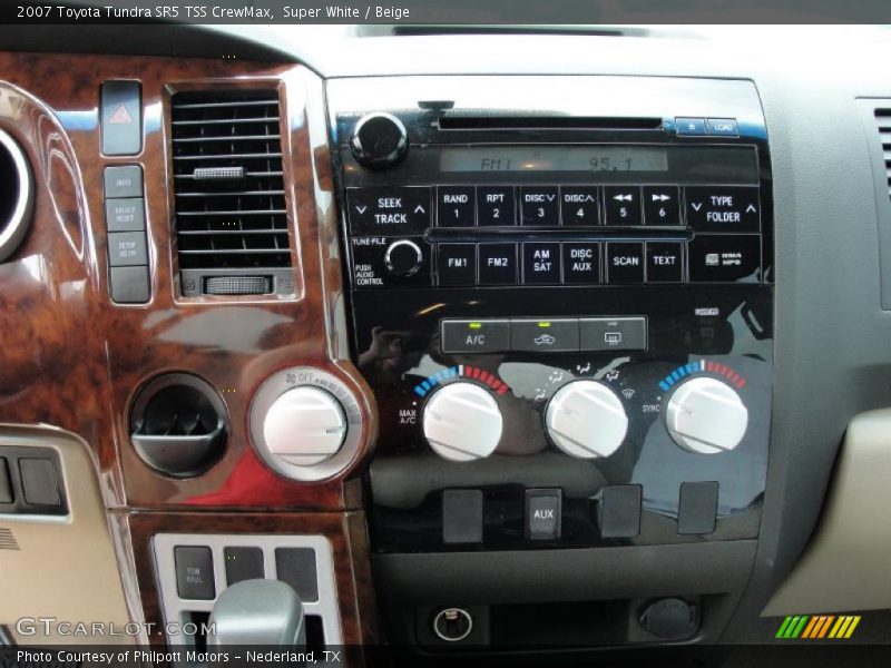 Super White / Beige 2007 Toyota Tundra SR5 TSS CrewMax