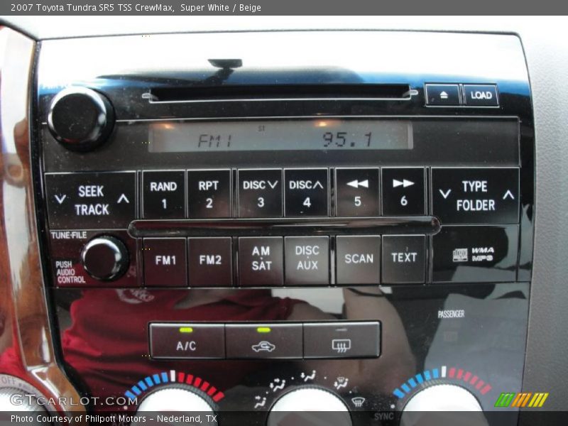Super White / Beige 2007 Toyota Tundra SR5 TSS CrewMax