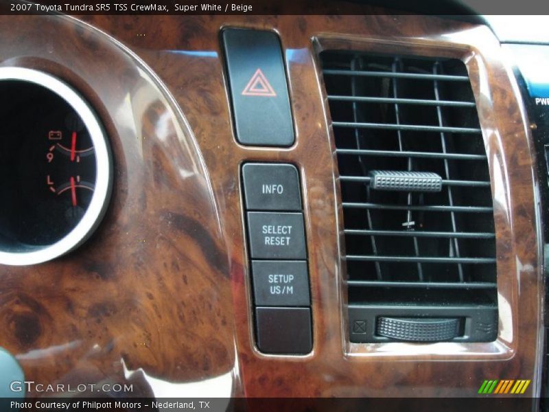 Super White / Beige 2007 Toyota Tundra SR5 TSS CrewMax