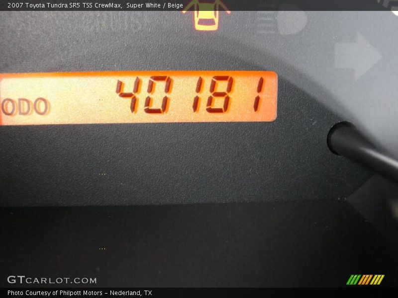 Super White / Beige 2007 Toyota Tundra SR5 TSS CrewMax