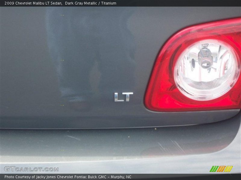Dark Gray Metallic / Titanium 2009 Chevrolet Malibu LT Sedan