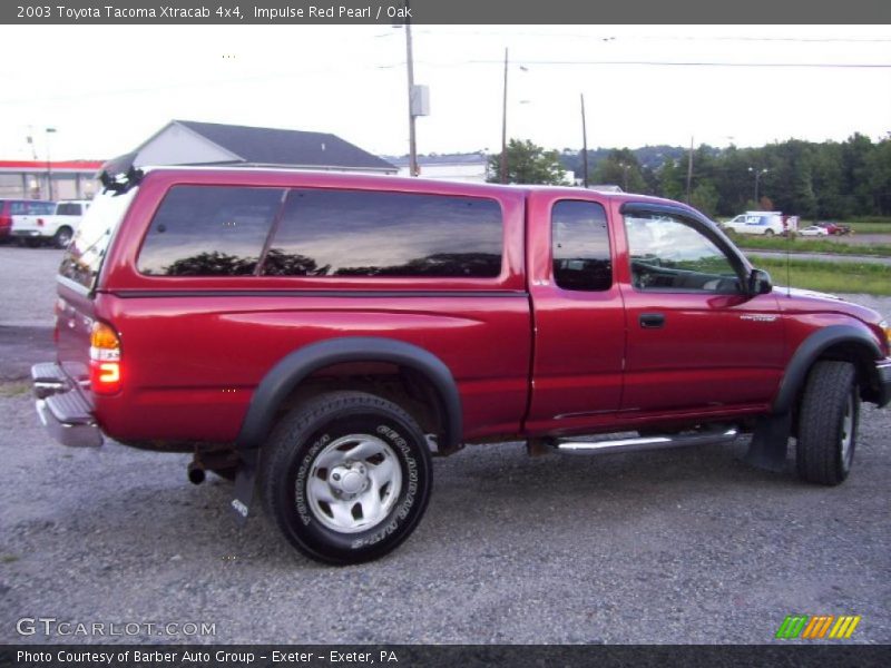 Impulse Red Pearl / Oak 2003 Toyota Tacoma Xtracab 4x4