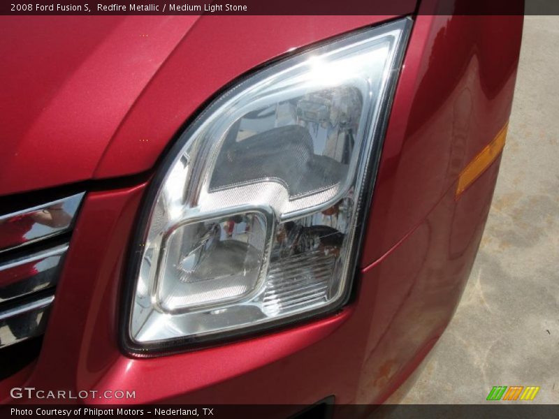 Redfire Metallic / Medium Light Stone 2008 Ford Fusion S