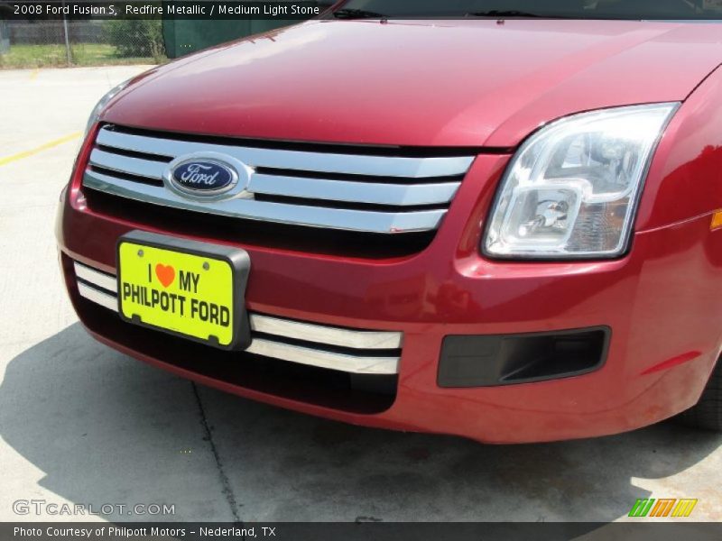 Redfire Metallic / Medium Light Stone 2008 Ford Fusion S