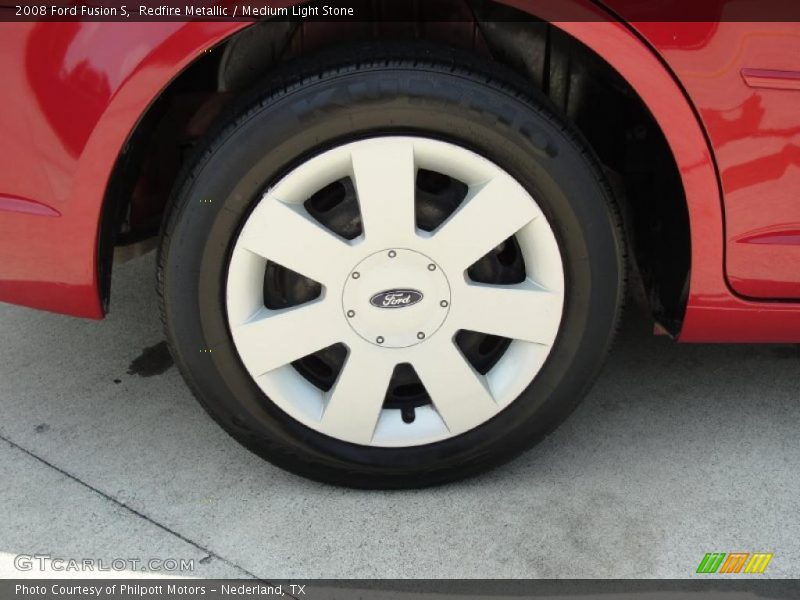 Redfire Metallic / Medium Light Stone 2008 Ford Fusion S