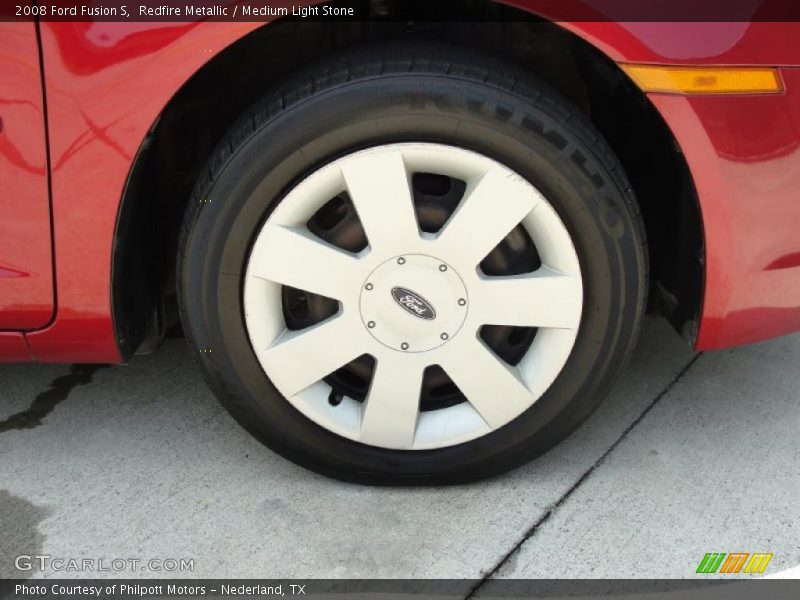Redfire Metallic / Medium Light Stone 2008 Ford Fusion S