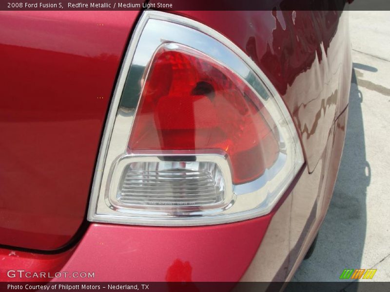 Redfire Metallic / Medium Light Stone 2008 Ford Fusion S