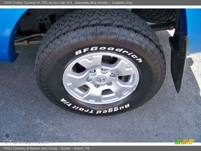 Speedway Blue Metallic / Graphite Gray 2009 Toyota Tacoma V6 TRD Access Cab 4x4