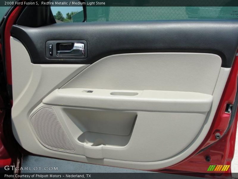 Redfire Metallic / Medium Light Stone 2008 Ford Fusion S