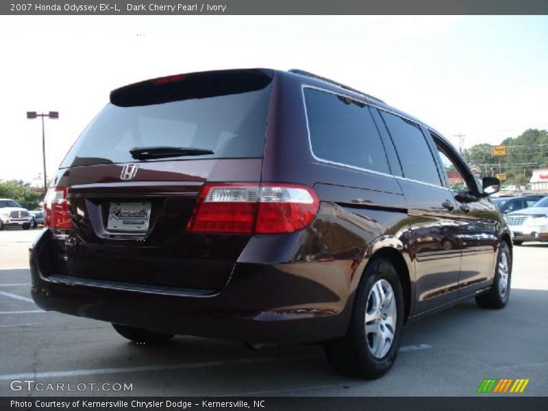 Dark Cherry Pearl / Ivory 2007 Honda Odyssey EX-L