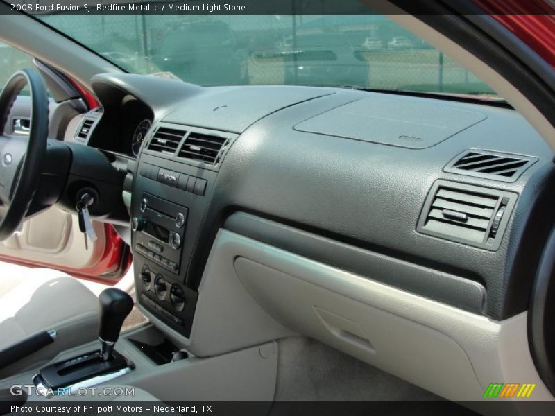 Redfire Metallic / Medium Light Stone 2008 Ford Fusion S