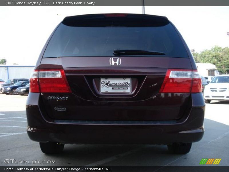 Dark Cherry Pearl / Ivory 2007 Honda Odyssey EX-L