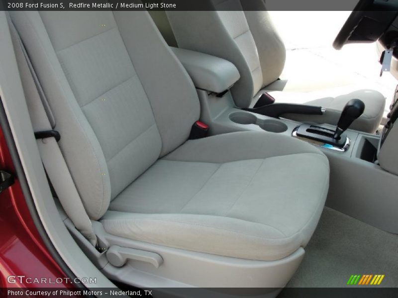 Redfire Metallic / Medium Light Stone 2008 Ford Fusion S