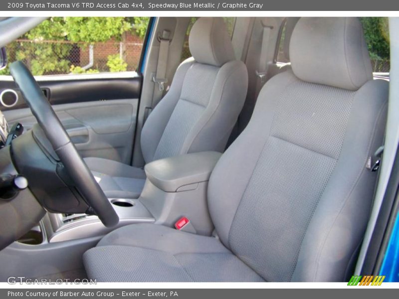 Speedway Blue Metallic / Graphite Gray 2009 Toyota Tacoma V6 TRD Access Cab 4x4