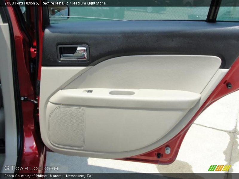 Redfire Metallic / Medium Light Stone 2008 Ford Fusion S