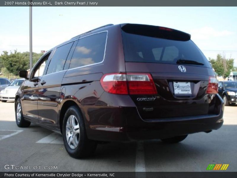 Dark Cherry Pearl / Ivory 2007 Honda Odyssey EX-L