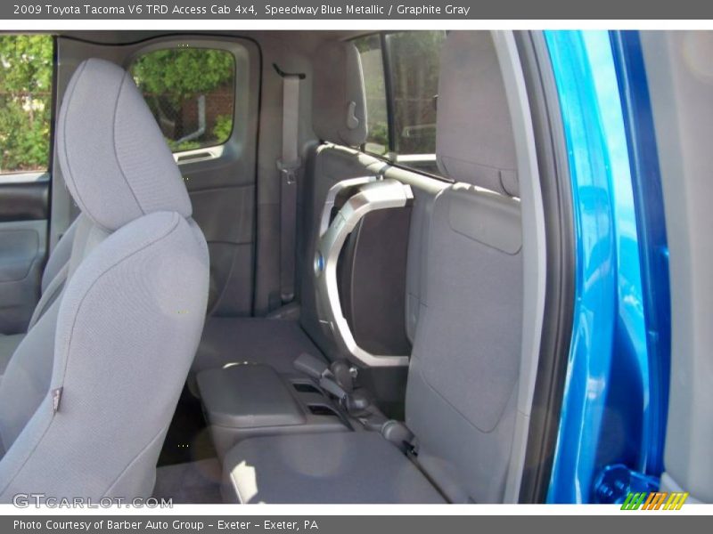 Speedway Blue Metallic / Graphite Gray 2009 Toyota Tacoma V6 TRD Access Cab 4x4
