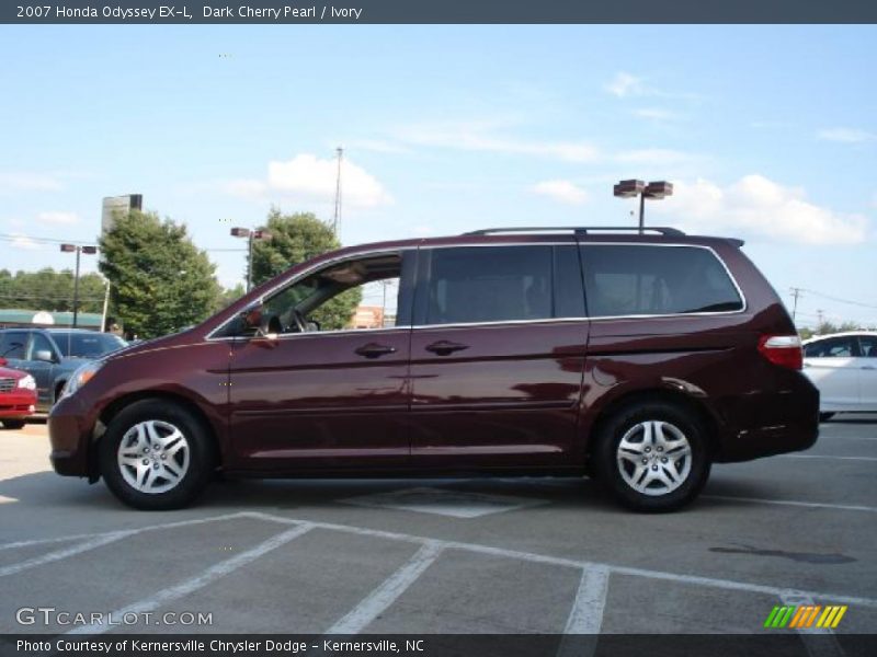 Dark Cherry Pearl / Ivory 2007 Honda Odyssey EX-L
