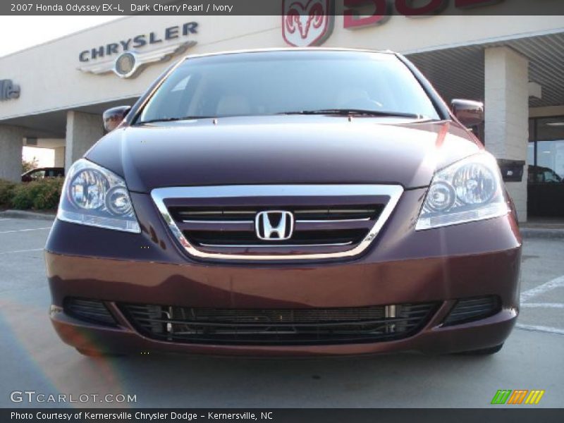 Dark Cherry Pearl / Ivory 2007 Honda Odyssey EX-L