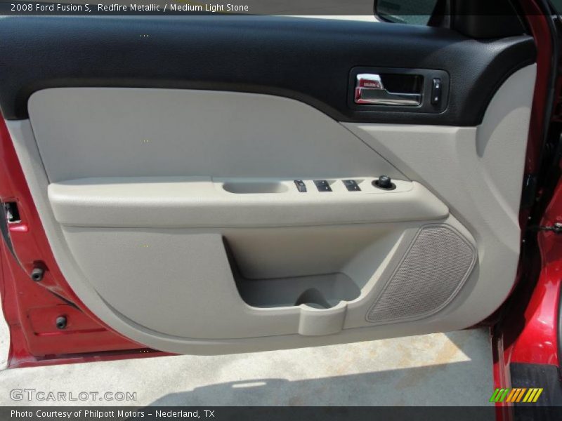 Redfire Metallic / Medium Light Stone 2008 Ford Fusion S
