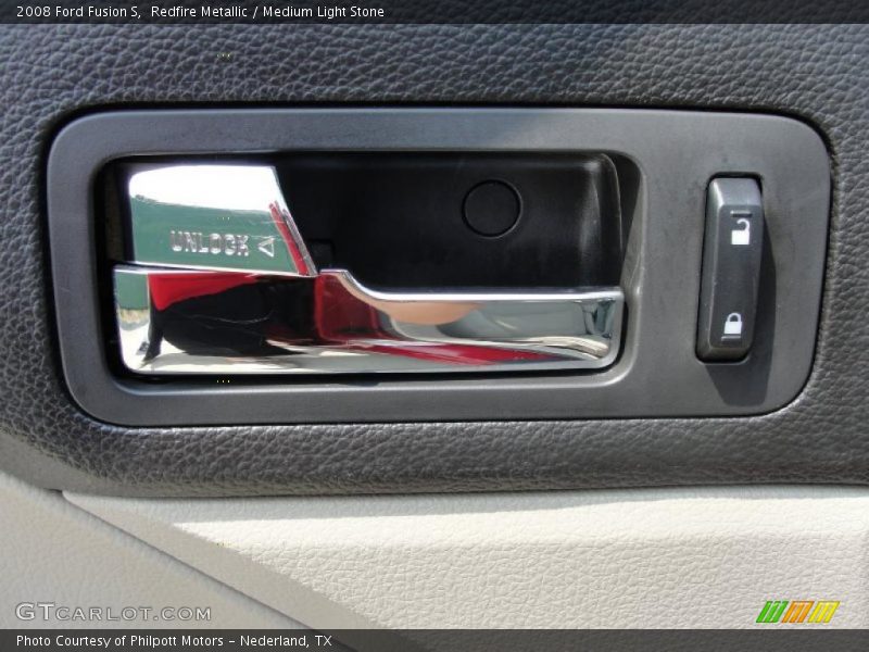 Redfire Metallic / Medium Light Stone 2008 Ford Fusion S