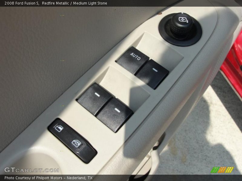 Redfire Metallic / Medium Light Stone 2008 Ford Fusion S