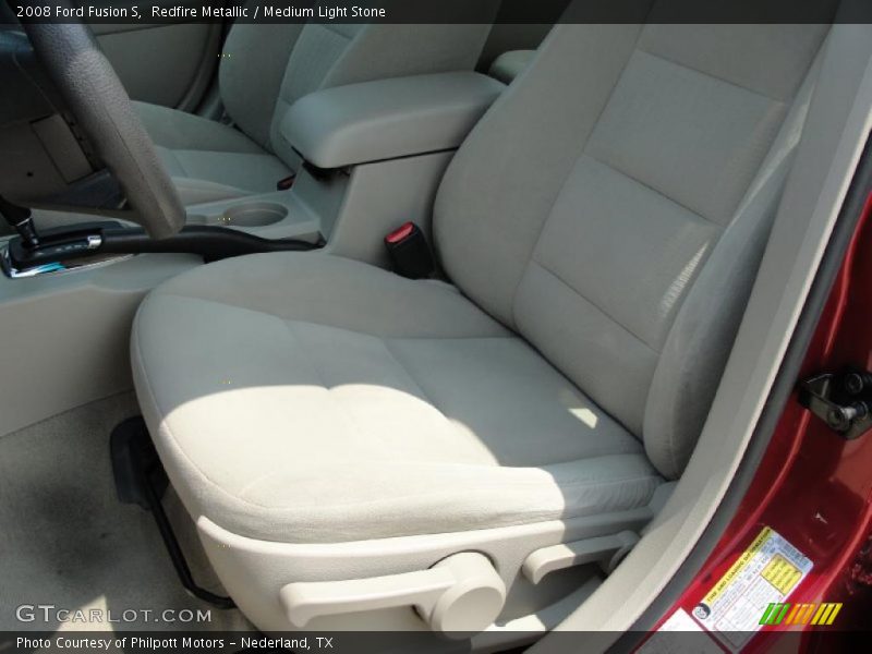 Redfire Metallic / Medium Light Stone 2008 Ford Fusion S