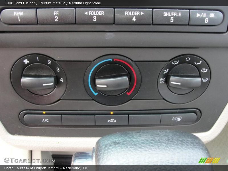 Redfire Metallic / Medium Light Stone 2008 Ford Fusion S