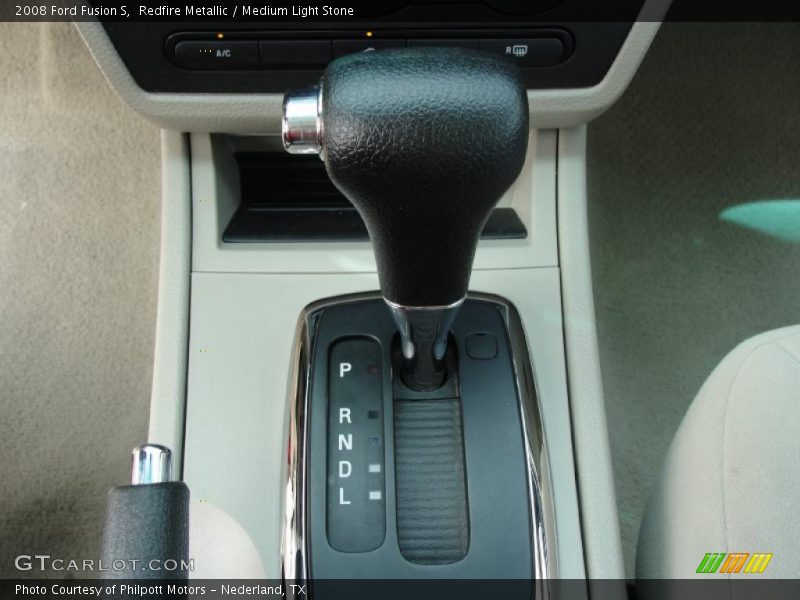 Redfire Metallic / Medium Light Stone 2008 Ford Fusion S