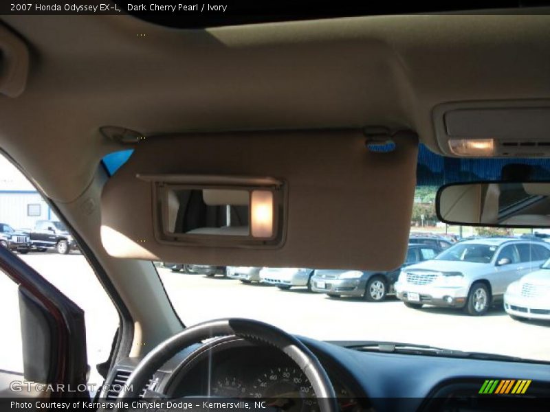 Dark Cherry Pearl / Ivory 2007 Honda Odyssey EX-L