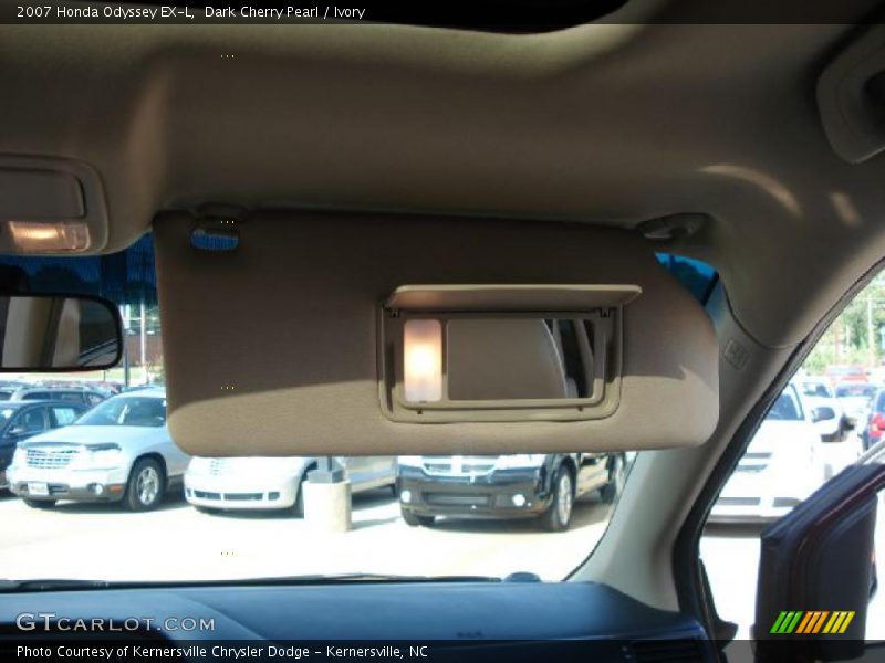 Dark Cherry Pearl / Ivory 2007 Honda Odyssey EX-L