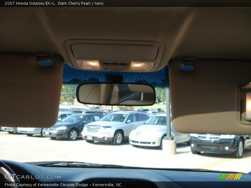 Dark Cherry Pearl / Ivory 2007 Honda Odyssey EX-L