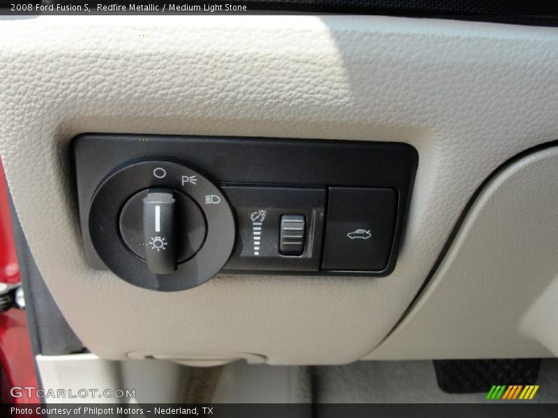 Redfire Metallic / Medium Light Stone 2008 Ford Fusion S