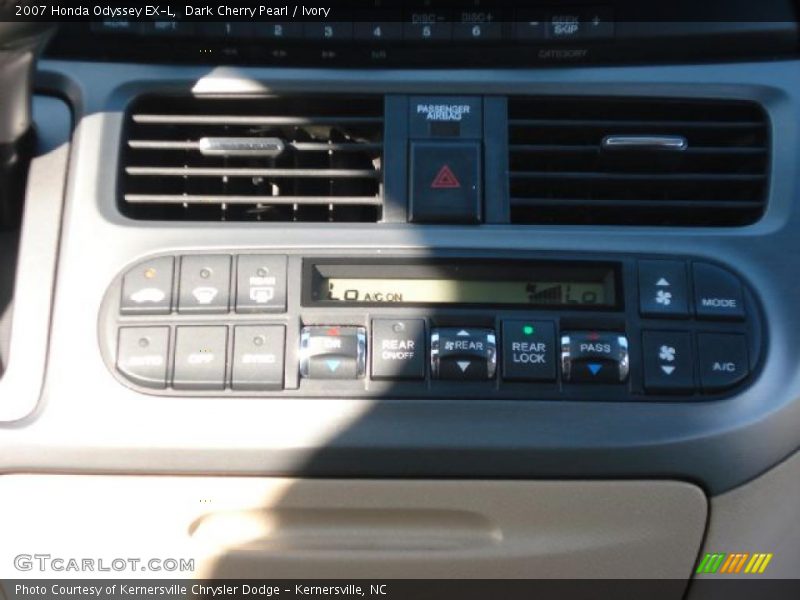 Dark Cherry Pearl / Ivory 2007 Honda Odyssey EX-L